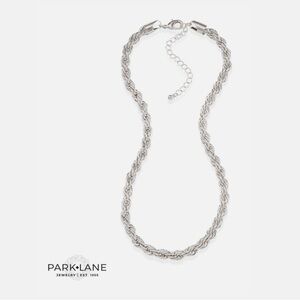 Park Lane Unisex Wiley Necklace Twisted Silver Chain